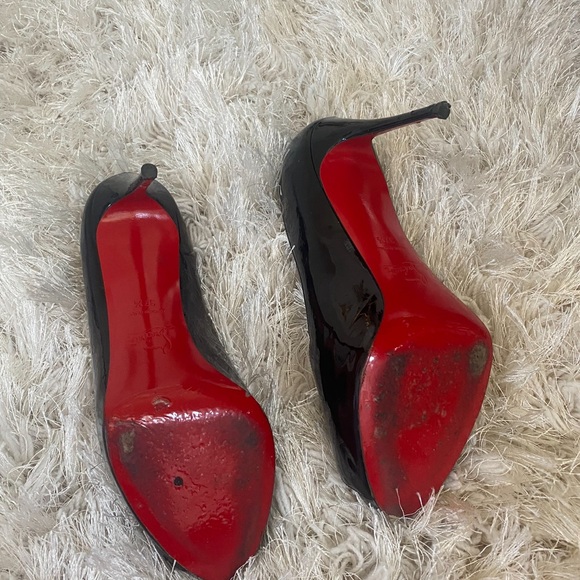 Leboutin platform black pumps. Very prive 100mm - Picture 6 of 11